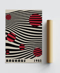 High-quality large Bauhaus wall art on matte paper