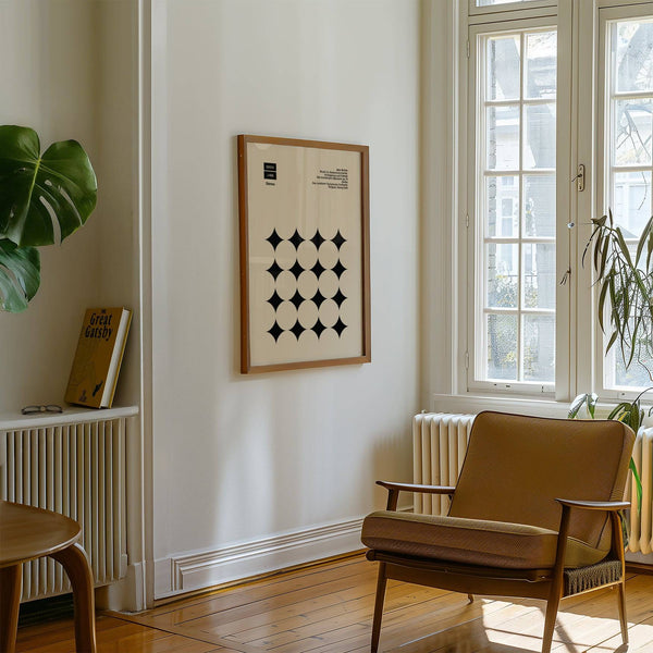 Poster grafico ispirato alla musica di Béla Bartók