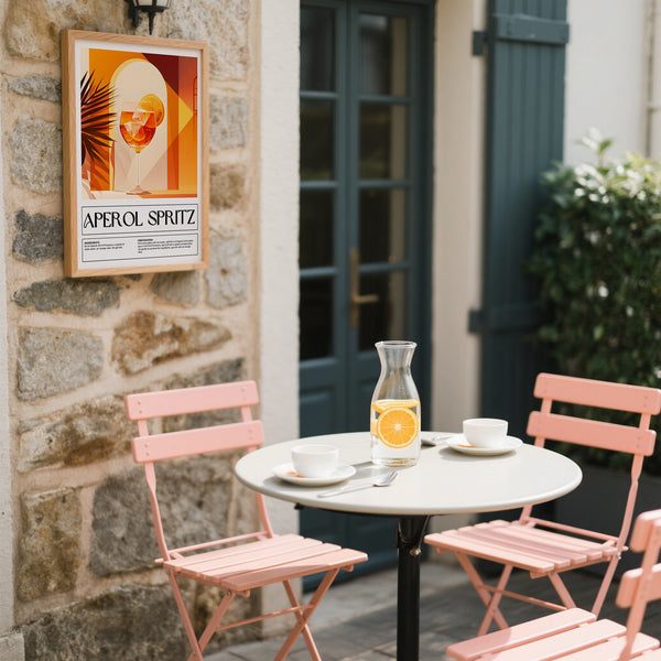 Poster Aperol Spritz all'esterno