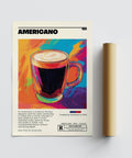 Stampa caffè per cucina con design Americano