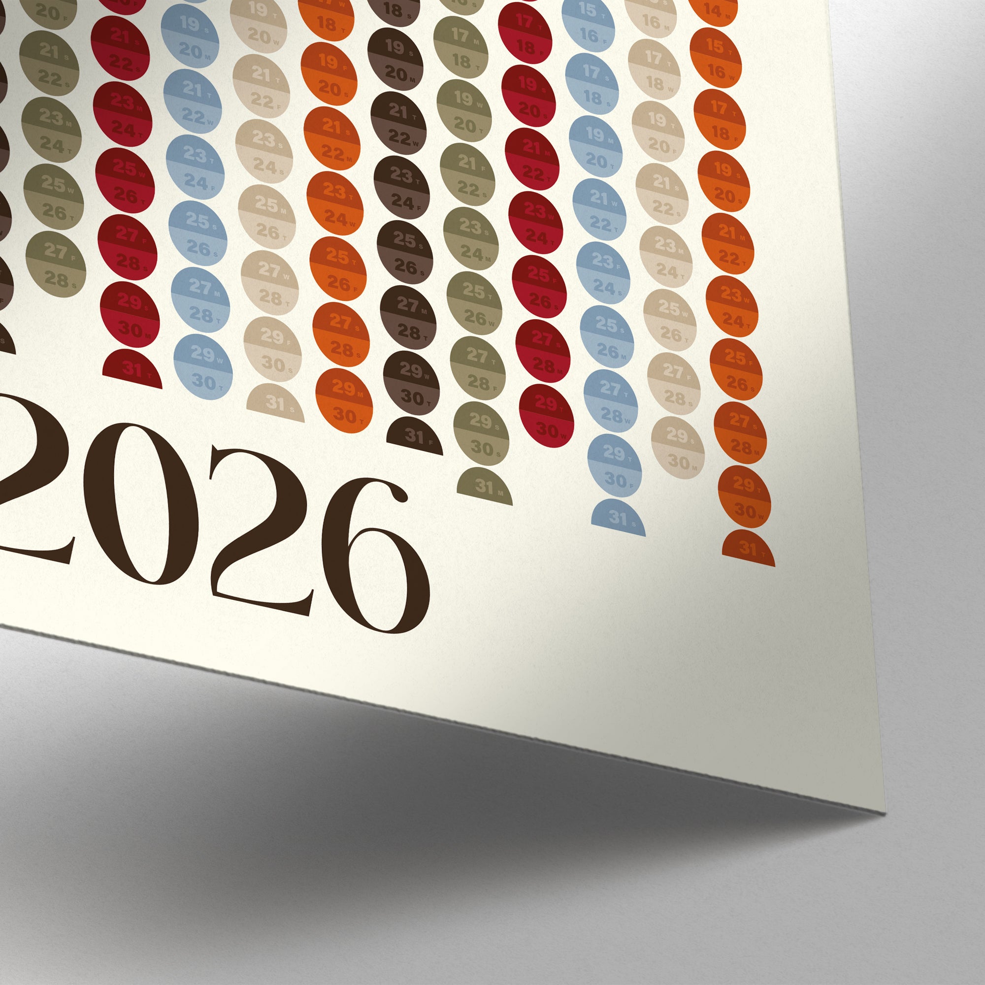 Calendario da parete 2026