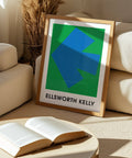 Stampa artistica di Ellsworth Kelly ispirata al minimalismo astratto