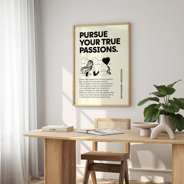 Poster regalo motivazionale per compleanni e lauree.
