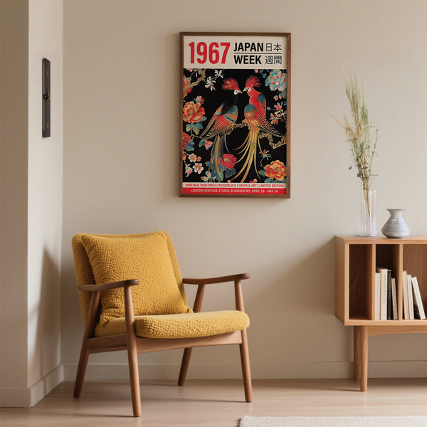 Poster artistici giapponesi ispirati all'arte dell'Ukiyo-e