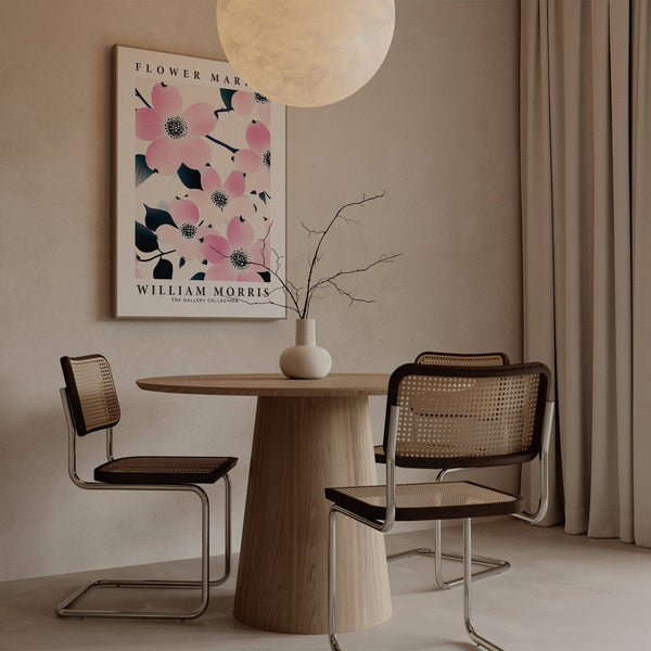 Delicate stampe floreali vintage per il bagno con eleganti illustrazioni botaniche