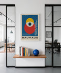 Grande poster artistico in stile Bauhaus progettato per interni di uffici contemporanei