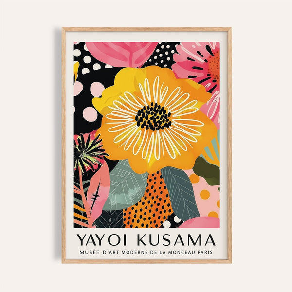 arte astratta di fiori caratterizzata da colori vivaci