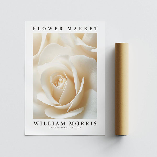 Elegante decorazione floreale da parete per soggiorno caratterizzata da morbide tonalità beige