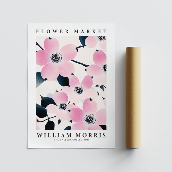 Stampe botaniche per il bagno in stile William Morris per un'eleganza senza tempo