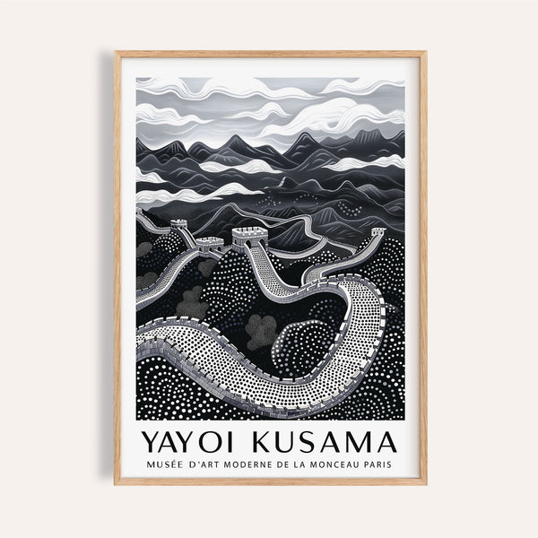 Arte murale cinese raffigurante la Grande Muraglia cinese