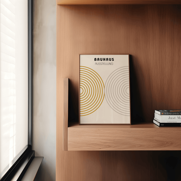 Minimalist Wall Decor with abstract neutral tones for office art print