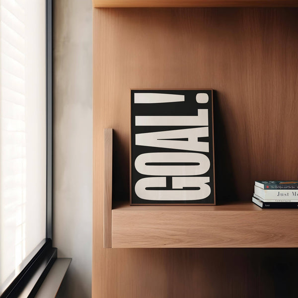 Poster Dynamic Goal perfetto per dare energia alle pareti della sala giochi