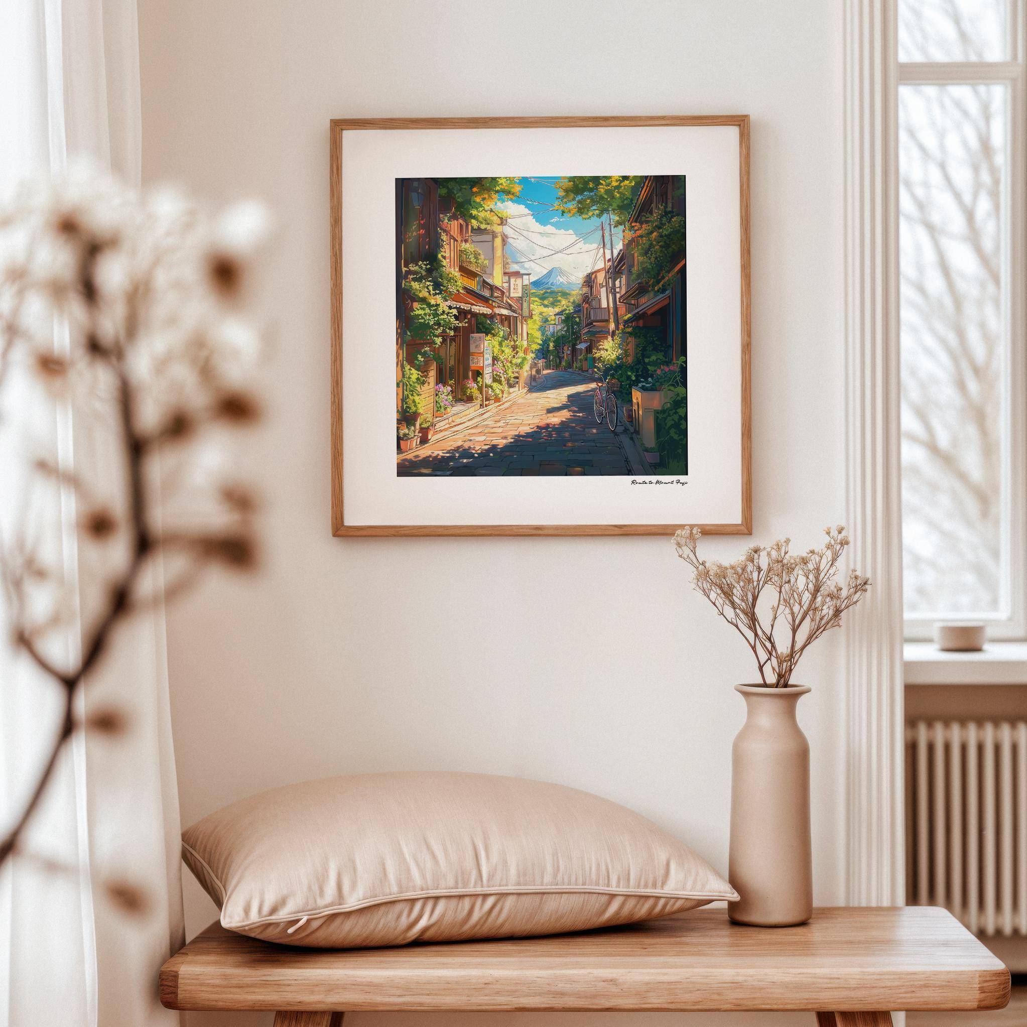 Percorso verso il Monte Fuji