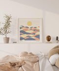 Pastel wall art ideal for living room wall art prints