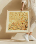 Minimalist golden branches family room wall decor for contemporary homes