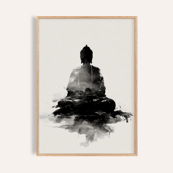 Poster spirituale in bianco e nero, soggiorno, decorazione da parete