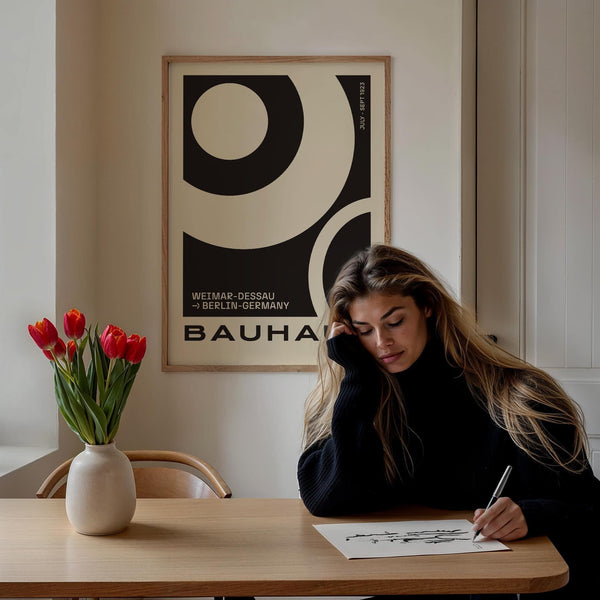 Eleganti stampe artistiche astratte minimaliste per gli spazi degli uffici