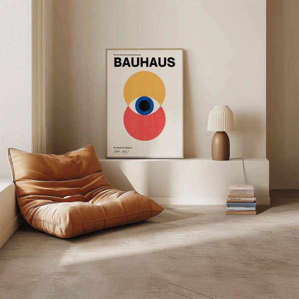 Poster minimalista in stile Bauhaus per interni contemporanei