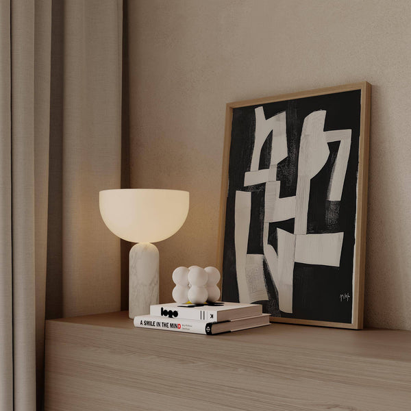 Elegante decorazione da parete Wabi Sabi per interni di soggiorni