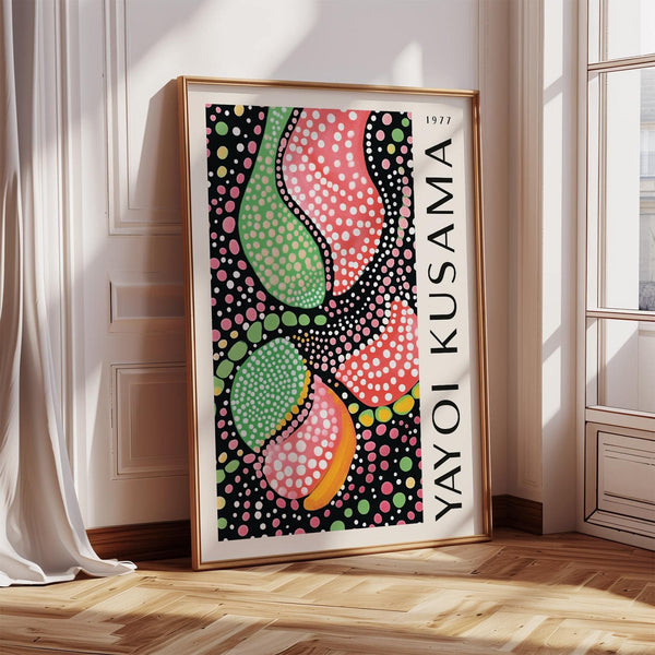 Abstract shapes wall art print perfect for posters for the living room