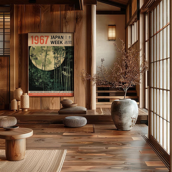 Stampe ukiyo-e giapponesi perfette per interni in stile Japandi