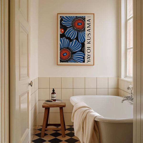 Decorazioni floreali astratte per la casa caratterizzate da vivaci contrasti cromatici