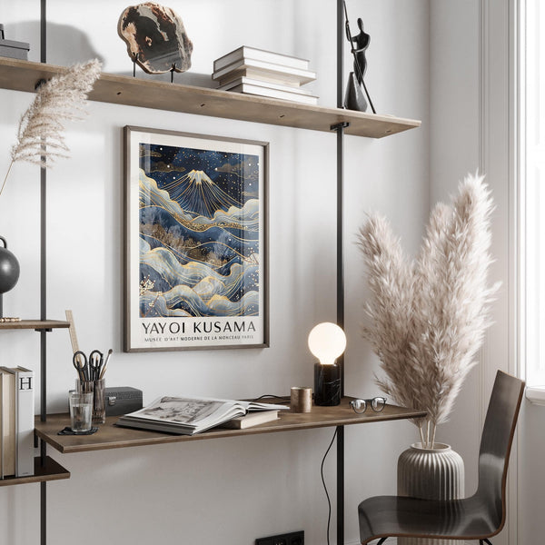 Poster moderni dal Giappone con eleganti dettagli di fiori di ciliegio