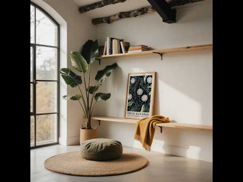 Lussureggiante decorazione murale verde scuro con denti di leone