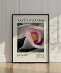 Yayoi Kusama Elegante decorazione murale floreale | Stampa floreale minimalista